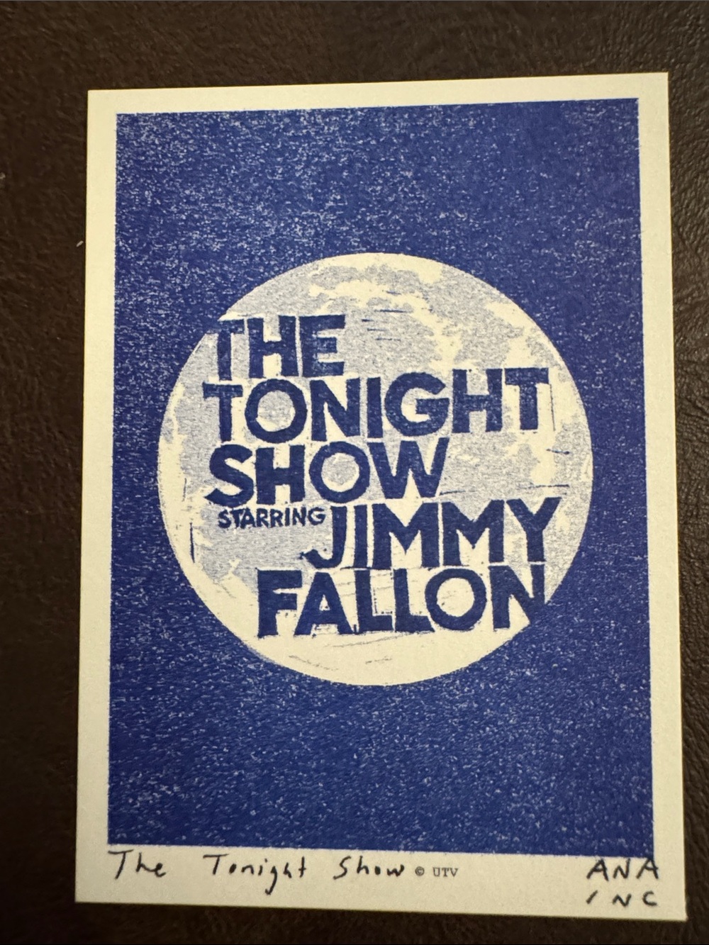 The Tonight Show- Shop NBC Studios Ana Inciardi Mini Print Vending Machine New